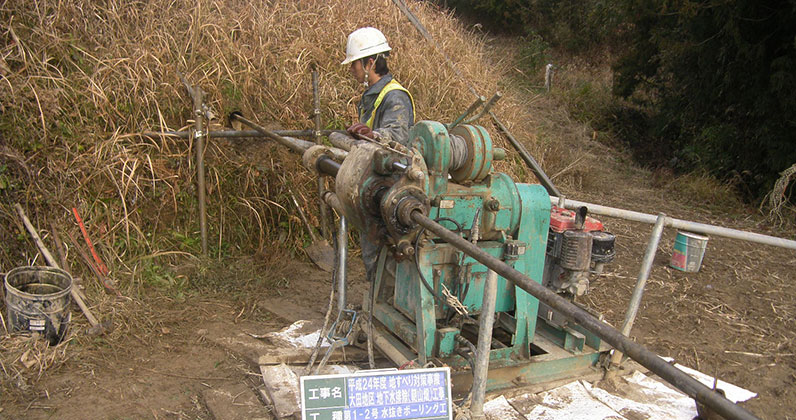 地下水排除工事 紹介写真２